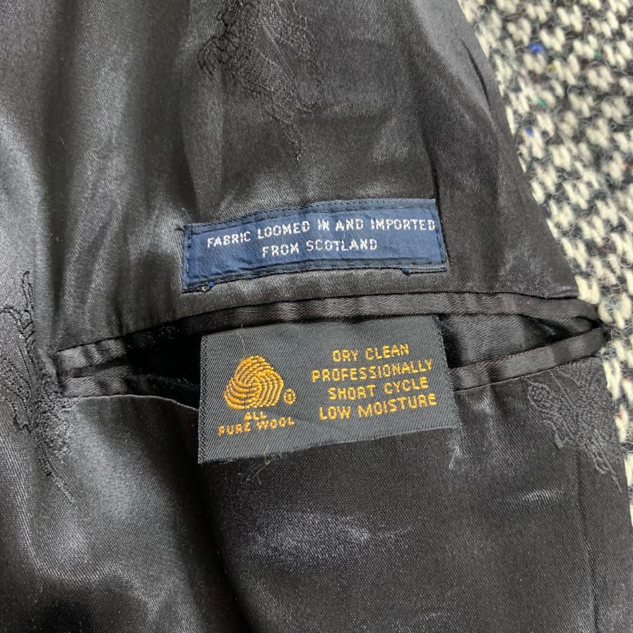 中古◆バーバリーズ ツイードジャケット ウール メンズ BURBERRY'S 【AFA8】