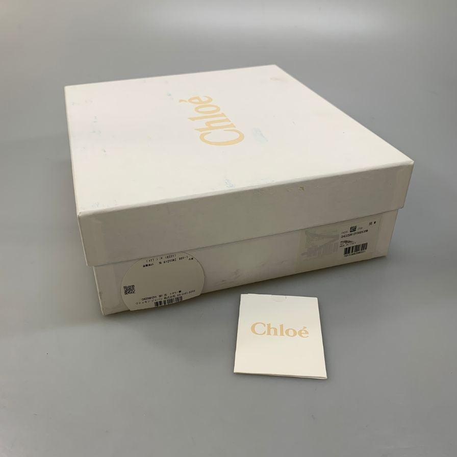 クロエ サンダル カミーユ ウェッジソール ミュール レザー ブラック レディース サイズ35 Chloe 約22.0cm【AFD15】
