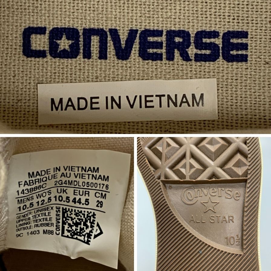 コンバース スニーカー チャックテイラー ハイカット 星条旗 メンズ サイズ29cm CONVERSE 約29.0cm【AFC41-2】