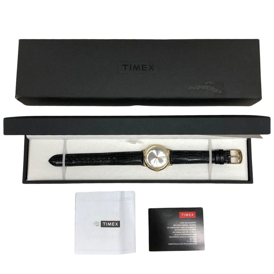 タイメックス 腕時計 手巻き時計 マーリン 50S 復刻モデル TW2T18400 ゴールド メンズ TIMEX【AFI7】