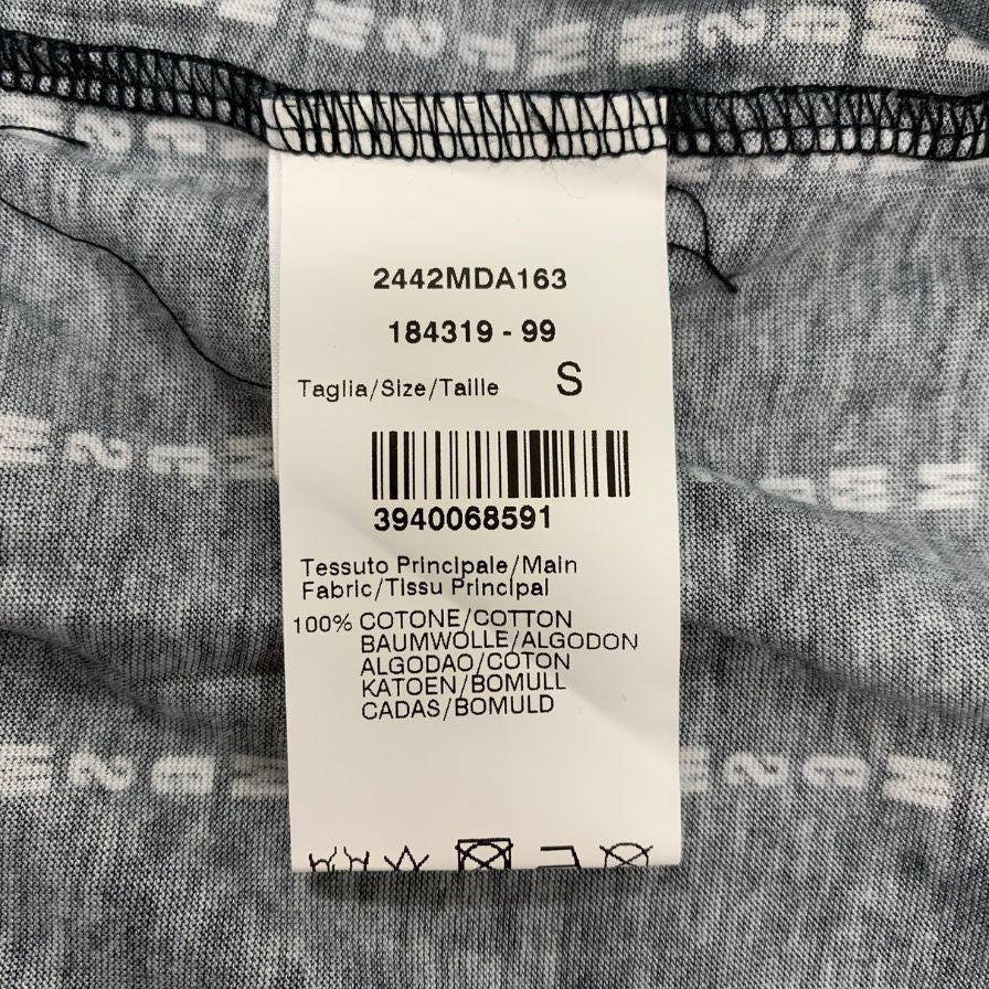極美品◆エムエスジーエム ロゴロング Tシャツ レディース サイズS ブラック MSGM 【AFB19】