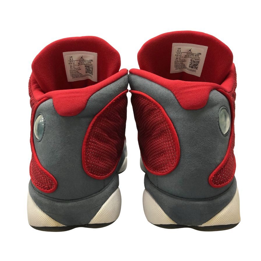 ナイキ スニーカー エアジョーダン 13 レトロ ジムレッド/フリント グレー ホワイト ブラック DJ5982-600 27.5cm NIKE AIR JORDAN 13 RETRO GYM RED/FLINT GREY-WHITE-BLACK 約27.5cm【AFD15】