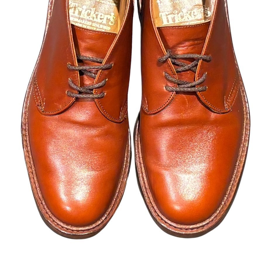 トリッカーズ チャッカブーツ ウィンストン M7468 カーフ ブラウン サイズ6.5 メンズ Tricker's ブーツ 約25.0cm【LA】【中古】