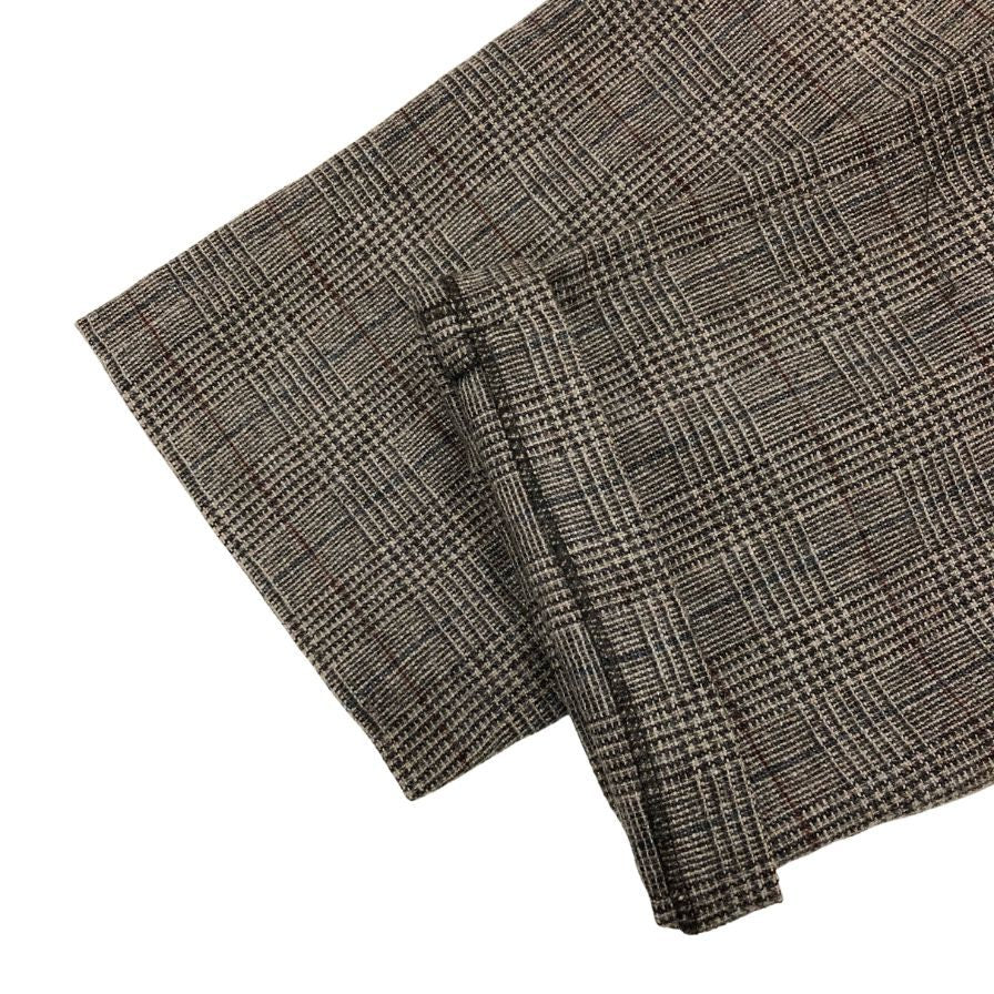 ナチュラルフィットパンツ ウールパンツ チェック柄 レディース サイズ73 NATURAL FIT PANTS 【AFB40】