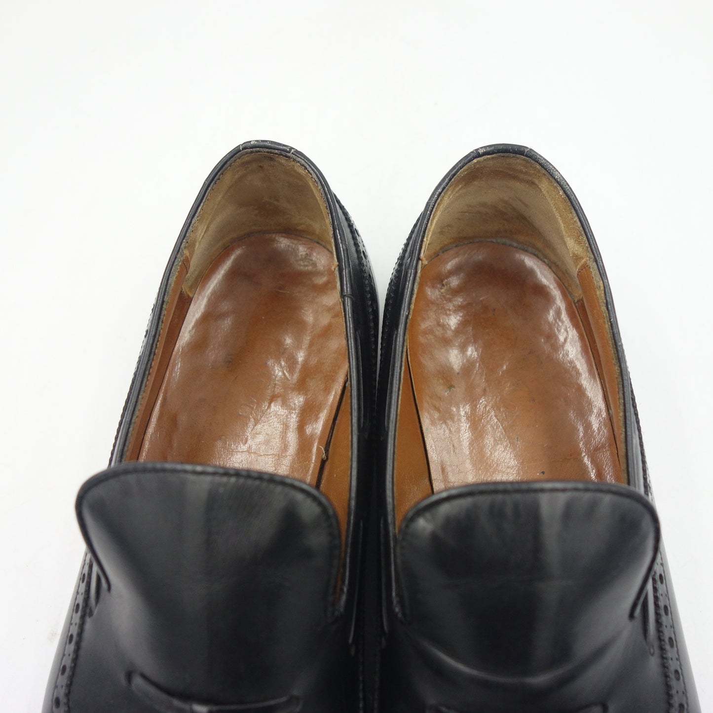美品◆ジェイエムウエストン レザーシューズ タッセルローファー 181 ブラック メンズ サイズ7C J.M.WESTON【LA】