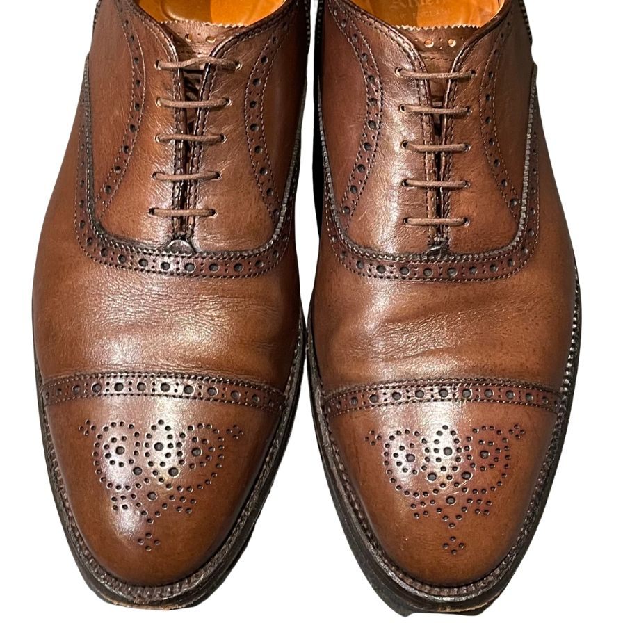 オールデン レザーシューズ 913 セミブローグ ブラウン メンズ サイズUS11.5D ALDEN ビジネスシューズ 約29.0cm【LA】【中古】