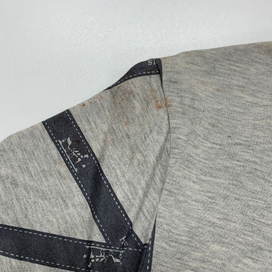 中古◆エルメス マルジェラ期 長袖Tシャツ ボルデュック グレー レディース サイズXL HERMES 【AFB6】