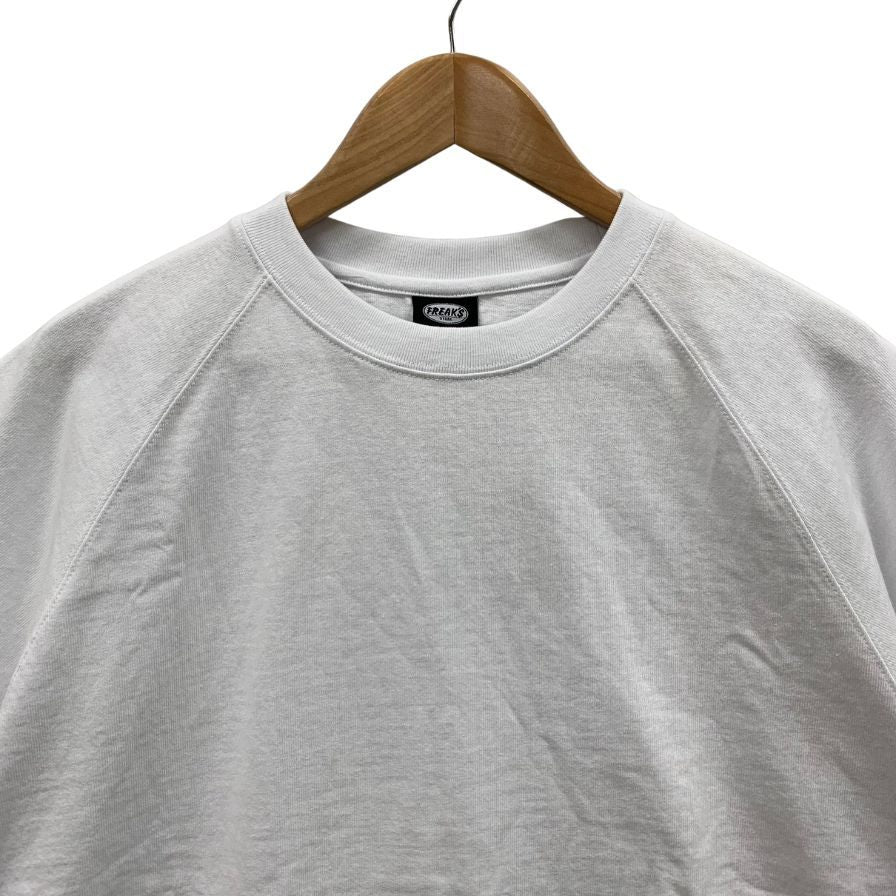 新品同様◆フリークスストア 半袖 Tシャツ コットン マックスウェイト ラグランTEE ホワイト メンズ L FREAKS'STORE 【AFB24】