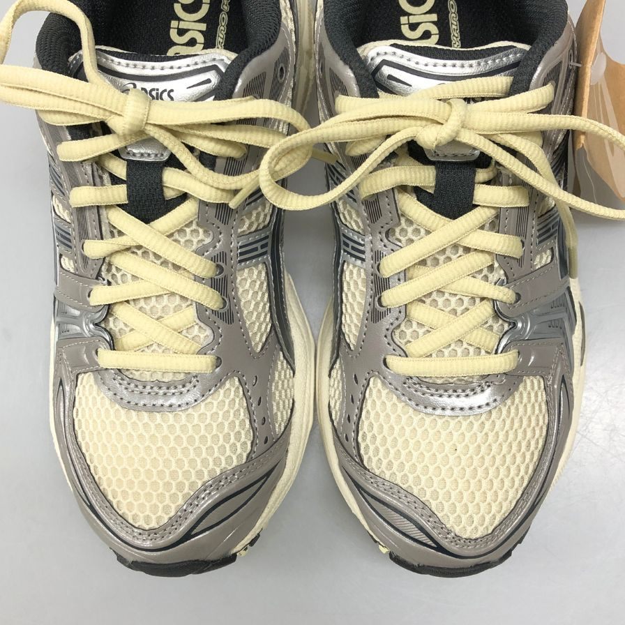 アシックス ローカットスニーカー メッシュ ゲルカヤノ 14 ランニングシューズ 1203A537 ホワイト レディース サイズ23.5cm Asics 約23.5cm【AFD8】