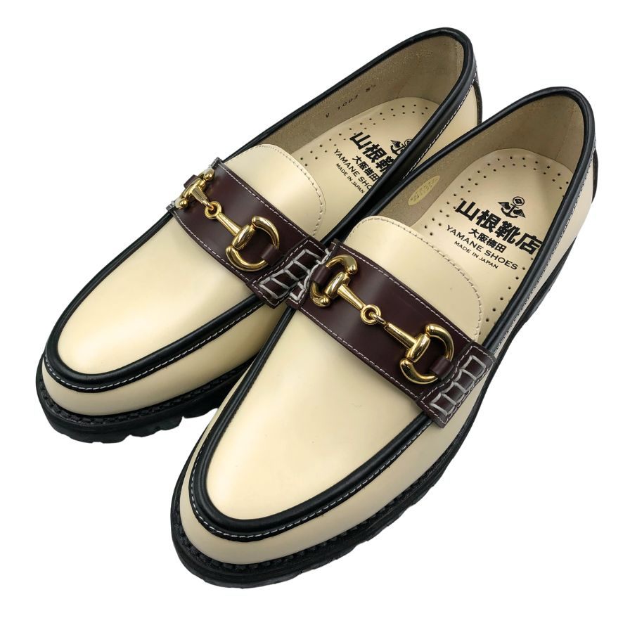 エビス山根靴店 ビットローファー V1003 マルチカラー サイズ8.5 メンズ EVISU 約26.0cm【AFC44】