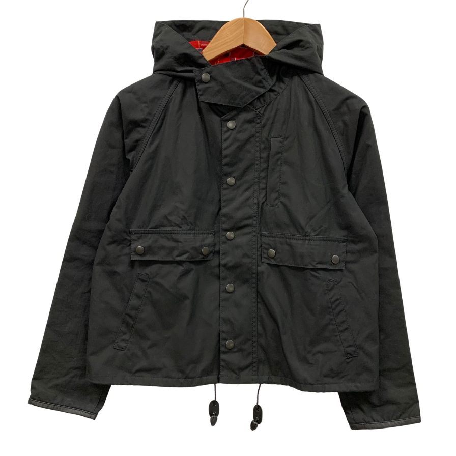 美品◆バブアー ジャケット 1702236 スペイ フード オイルド コットン100% ブラック系 サイズ10 レディース Barbour 【AFB6】
