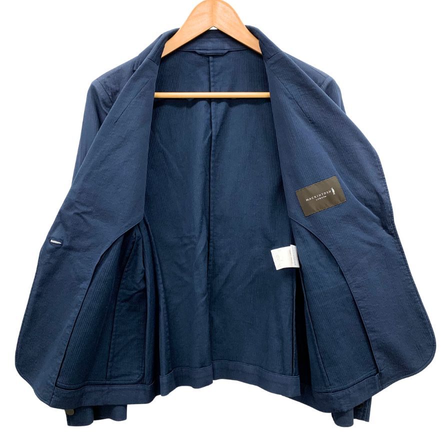 中古◆マッキントッシュ ロンドン テーラードジャケット 1B ネイビー レディース サイズ38 MACKINTOSH LONDON 【AFB15】