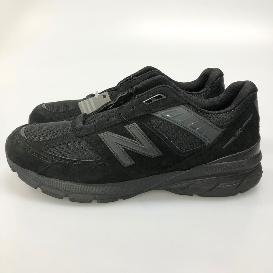 ニューバランス ローカットスニーカー スウェード メッシュ M990BB5 トリプル ブラック メンズ サイズ28.5cm New Balance 約28.5cm【AFD13】