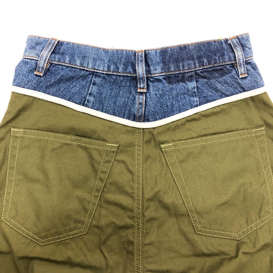 ディーゼル ロングスカート デニム切替 レディース サイズ23 DIESEL【AFB8】