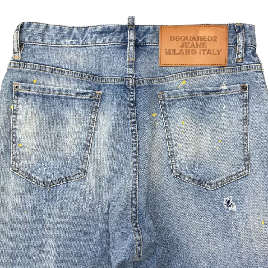 ディースクエアード デニムパンツ S75LB0513 コットン サイズ42 レディース インディゴ DSQUARED2 【AFB32】