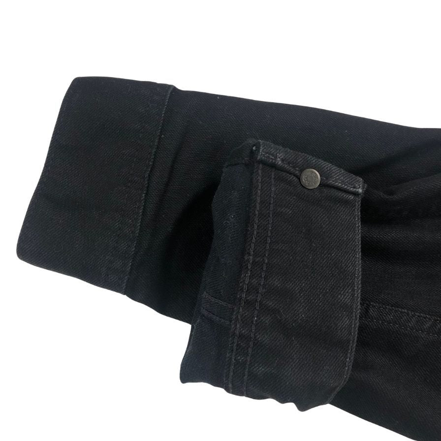 美品◆ポロラルフローレン デニムジャケット チュニジア製 ブラック サイズM POLO RALPH LAUREN 【AFB44】
