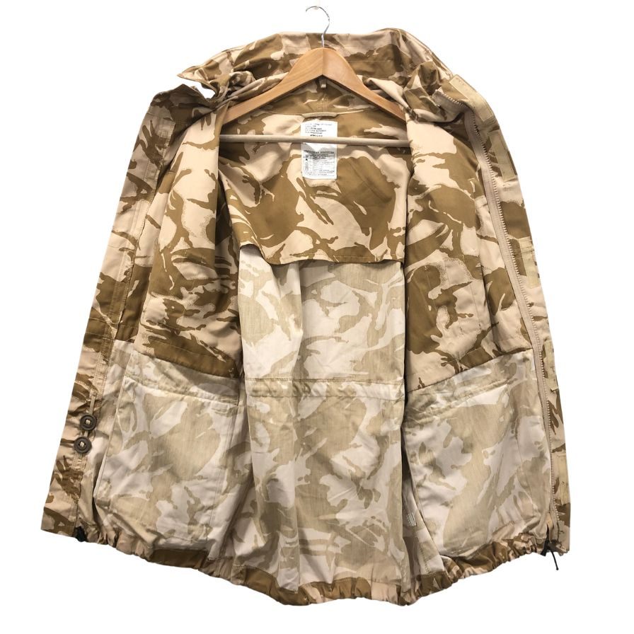 美品◆イギリス軍 コンバットスモックジャケット カモフラ柄 メンズ サイズ170/104 ベージュ系 【AFA9】