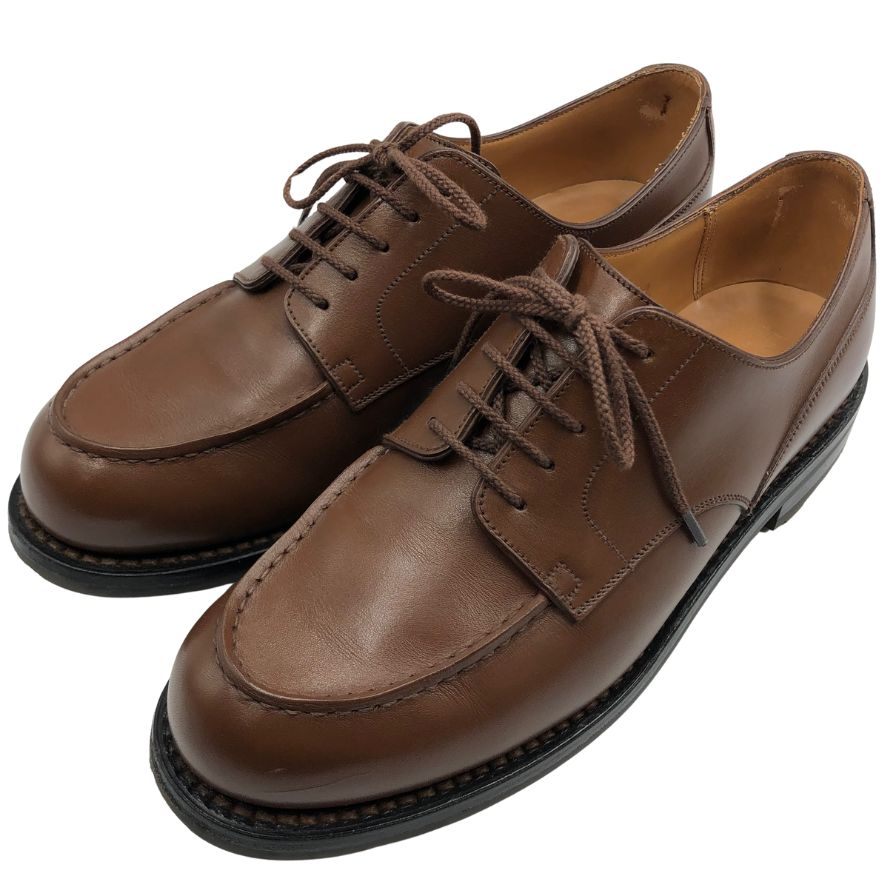 ジェイエムウエストン レザーシューズ ゴルフ 641 ネイビー サイズ6E メンズ J.M.WESTON ビジネスシューズ 約25.5cm【LA】【中古】