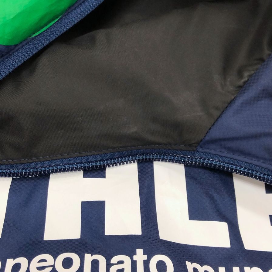 極美品◆アスレタ ダウン トレーニングウェア ファスナー ポリエステル メンズ ブルー サイズM ATHLET 【AFB14】