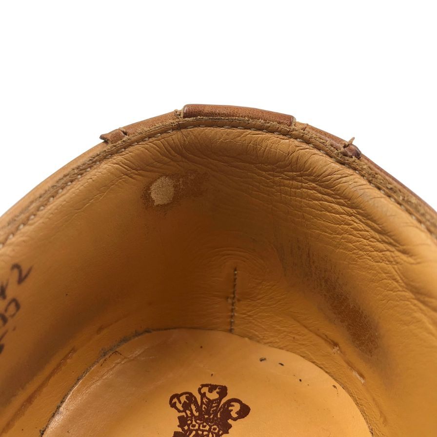 トリッカーズ レザーシューズ バートン ウイングチップ 75633 サイズ7.5 ブラウン系 メンズ Tricker's 約26.0cm【AFC40】