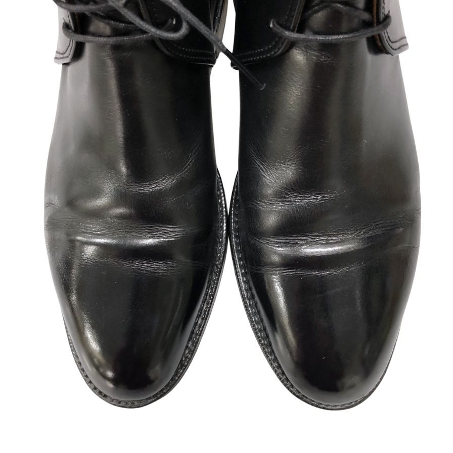 シュナイダーブーツ ジョージブーツ 52ラスト サイズ6.5 カーフレザー ブラック メンズ Schnieder Boots George Boots ブーツ 約25.0cm【LA】【中古】