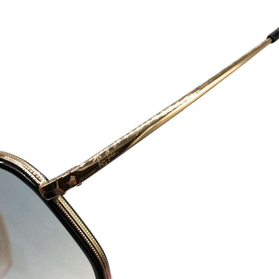 レイバン サングラス 度入り THE MARSHAL II ブラック×ゴールド レディース RB3648-M 9167/3F 52□23 145 2N Ray-Ban【AFI3】