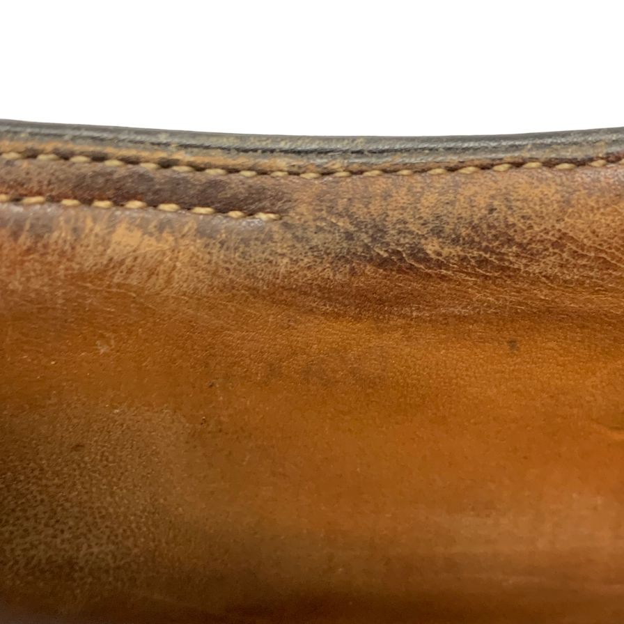 ジョンロブ レザーシューズ SEYMOUR パンチドキャップ メンズ ブラック サイズ8 JOHN LOBB 約26.5cm【AFC41】
