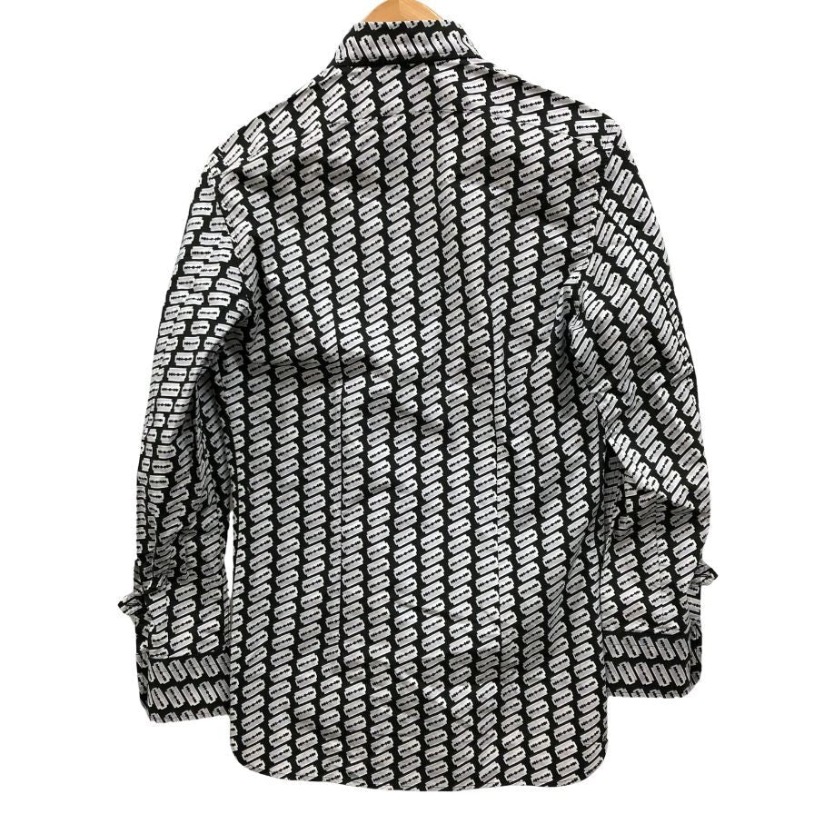 極美品◆イヴサンローラン 長袖シャツ 総柄 メンズ サイズ38 301816 Yves Saint Laurent 【AFB37】