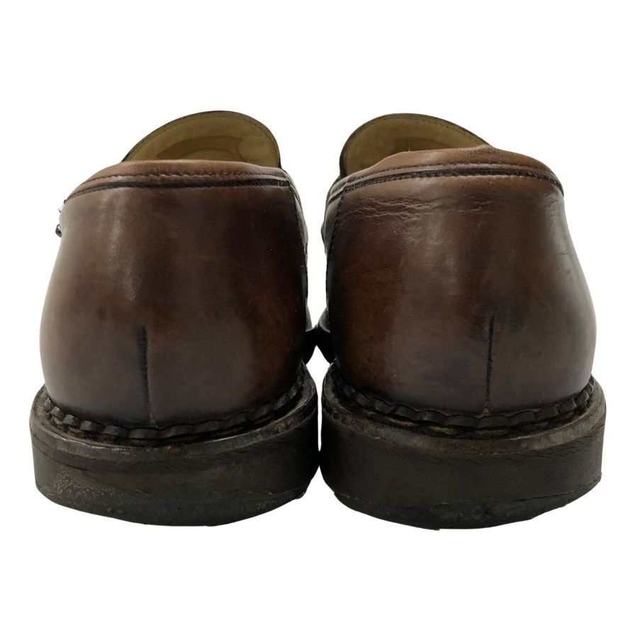 パラブーツ コインローファー ランス メンズ サイズ7F ブラウン Paraboot REIMS 約25.5cm【AFC3】