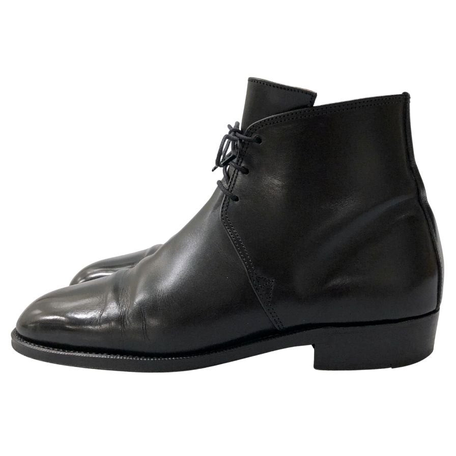 シュナイダーブーツ ジョージブーツ 52ラスト サイズ6.5 カーフレザー ブラック メンズ Schnieder Boots George Boots ブーツ 約25.0cm【LA】【中古】