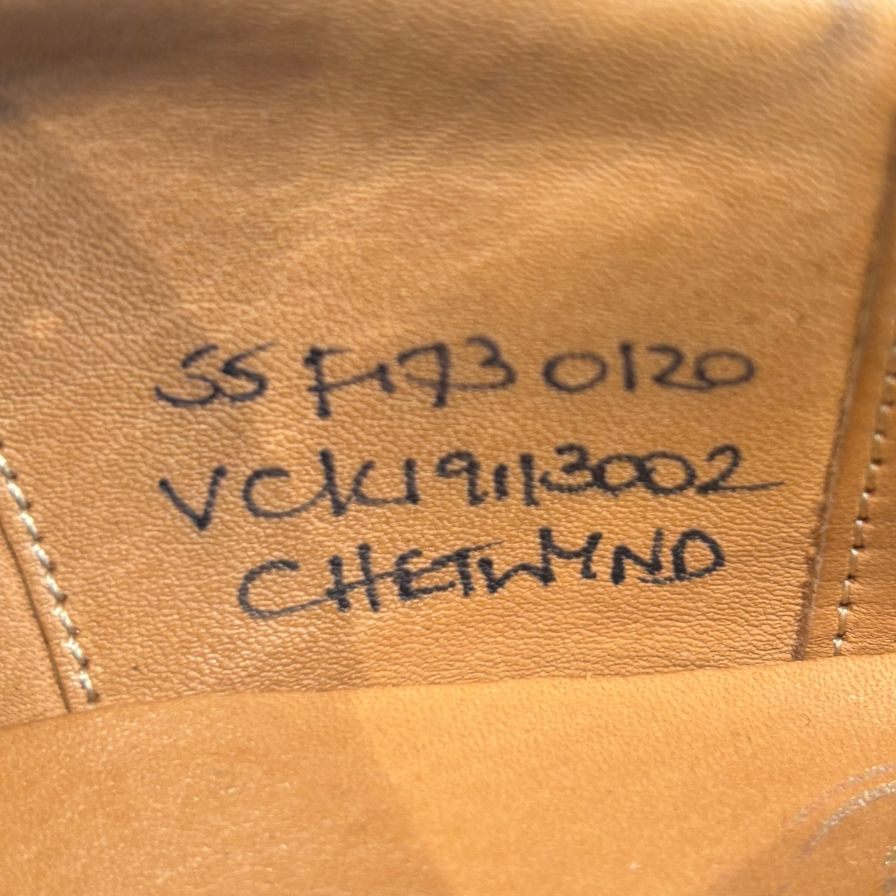 チャーチ レザーシューズ チェットウィンド フルブローグ ウイングチップ メンズ サイズ5.5F 173ラスト Church´s ビジネスシューズ 約24.0cm【LA】【中古】