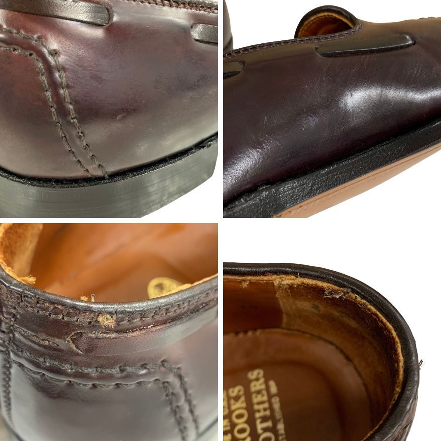 オールデン ブルックスブラザーズ別注 タッセルローファー 06601 コードバン サイズ9.5D ALDEN ローファー 約27.5cm【LA】【中古】