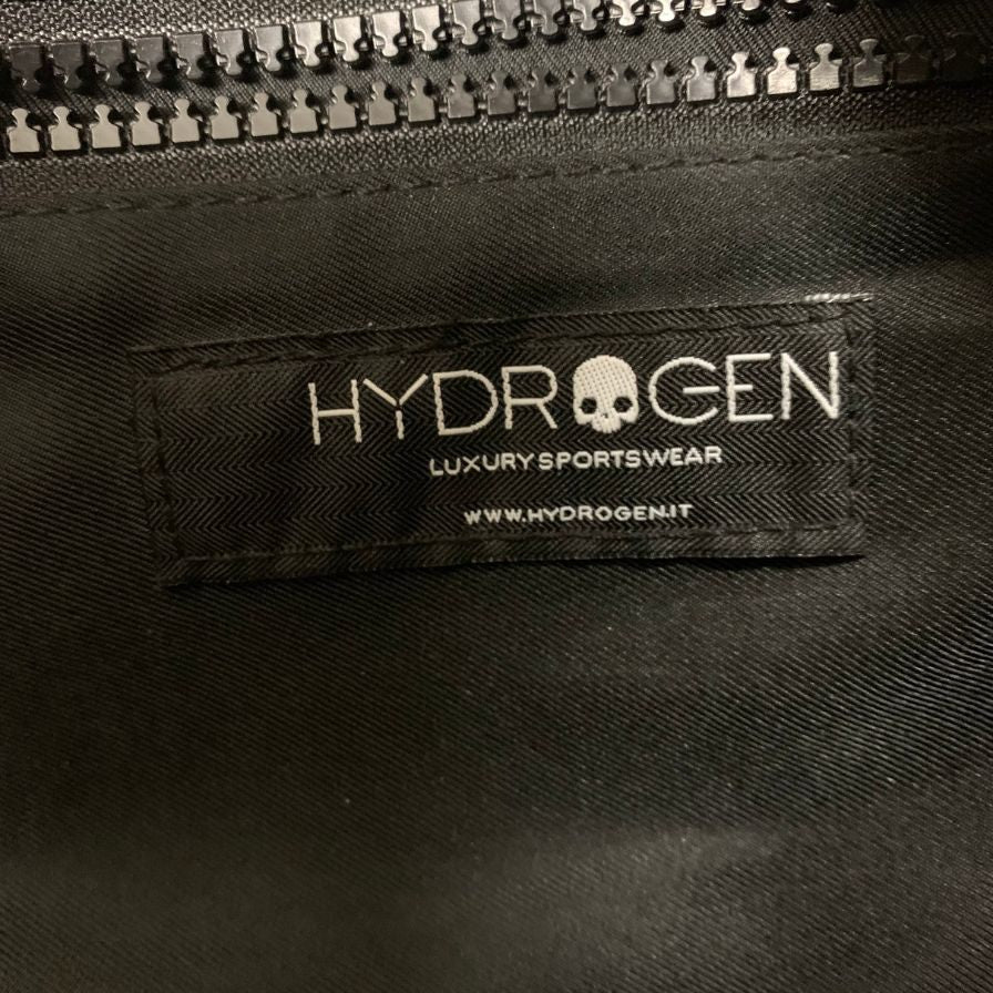 ハイドロゲン タトゥートートバッグ ロゴ入り タトゥー刺繍 ホワイト ユニセックス HYDROGEN【AFE3】