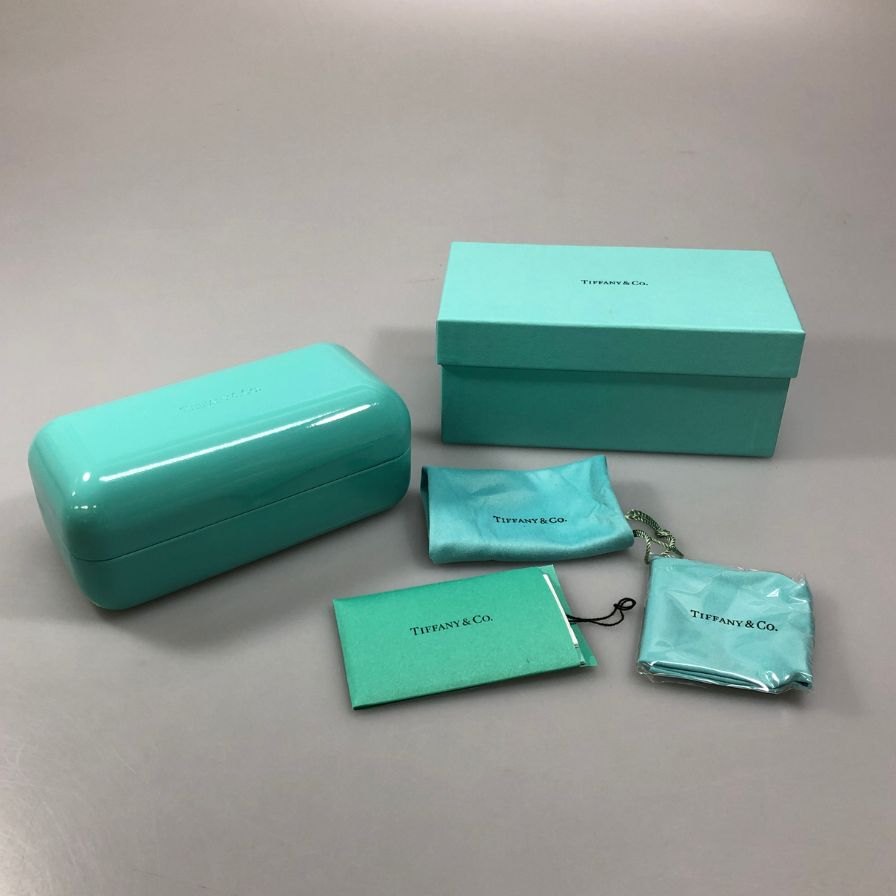 ティファニー サングラス ブルー×ブラック TF 4122-F 8055/9S 56□16 140 2N TIFFANY&Co.【AFI23】
