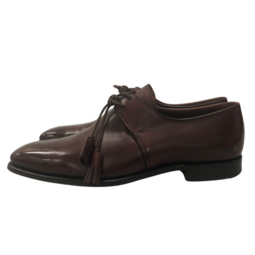 クロケット&ジョーンズ レザーシューズ ハンドグレード メンズ サイズ7.5E ボルドー CROCKETT&JONES Hartwell2 約26.0cm【LA】