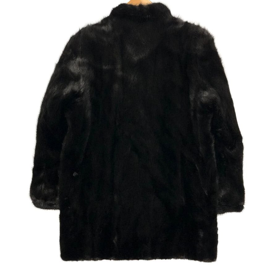 中古◆サフロン ブラックミンク 逆毛コート ブラック サイズ11 SAFRON 【AFF20】