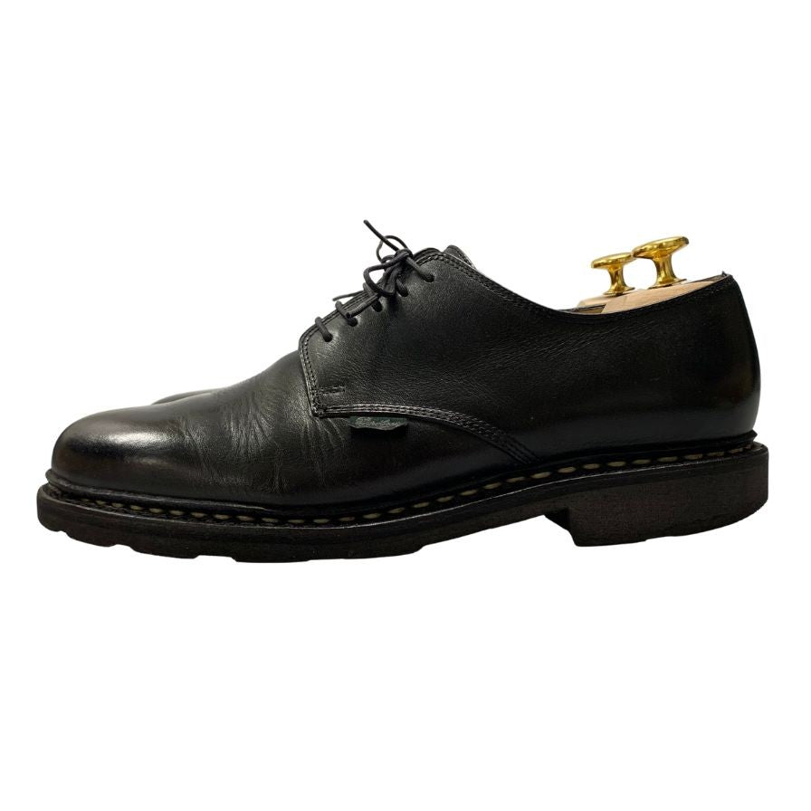 パラブーツ レザーシューズ プレーントゥ アルル カーフ メンズ サイズUK8 ブラウン PARABOOT ARLES ビジネスシューズ 約26.5cm【LA】【中古】