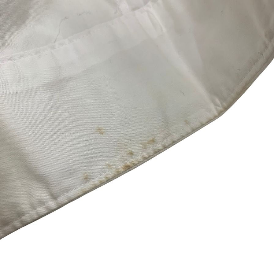 中古◆プレイ コムデギャルソン 長袖シャツ ワッペン ハート ホワイト メンズ サイズL PLAY COMME des GARCONS 【AFB44】