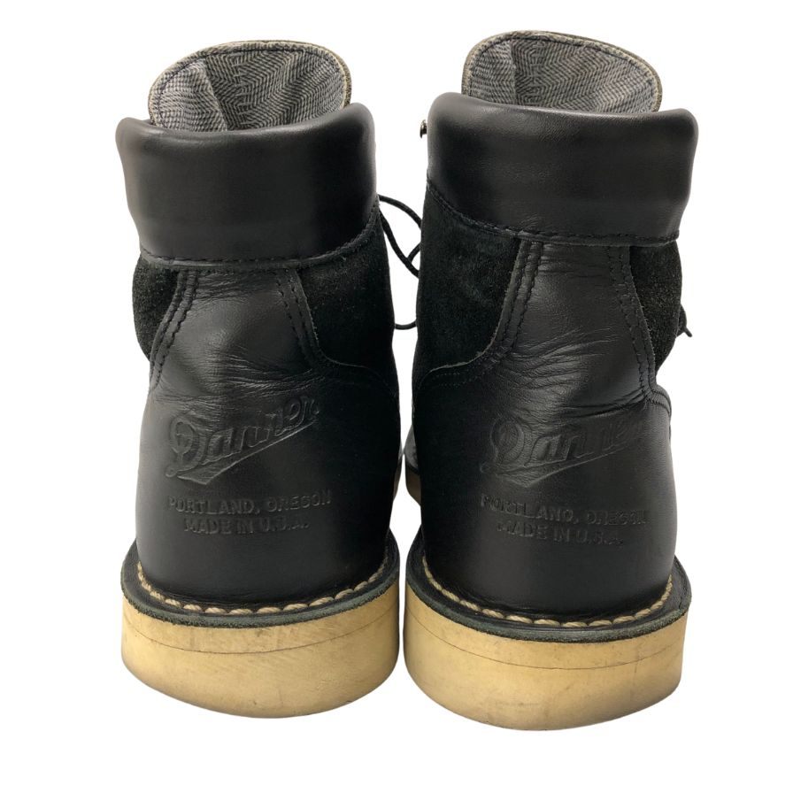 ダナー ブーツ ダナーライト 33001X スエード ハイカット サイズ7.5EE ブラック Danner 約26.0cm【AFC46】