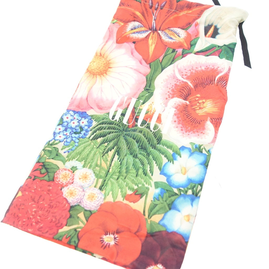 美品◆グッチ シャワーサンダル トリコロール メンズ ブラック サイズ9 308234 GUCCI【AFC40】