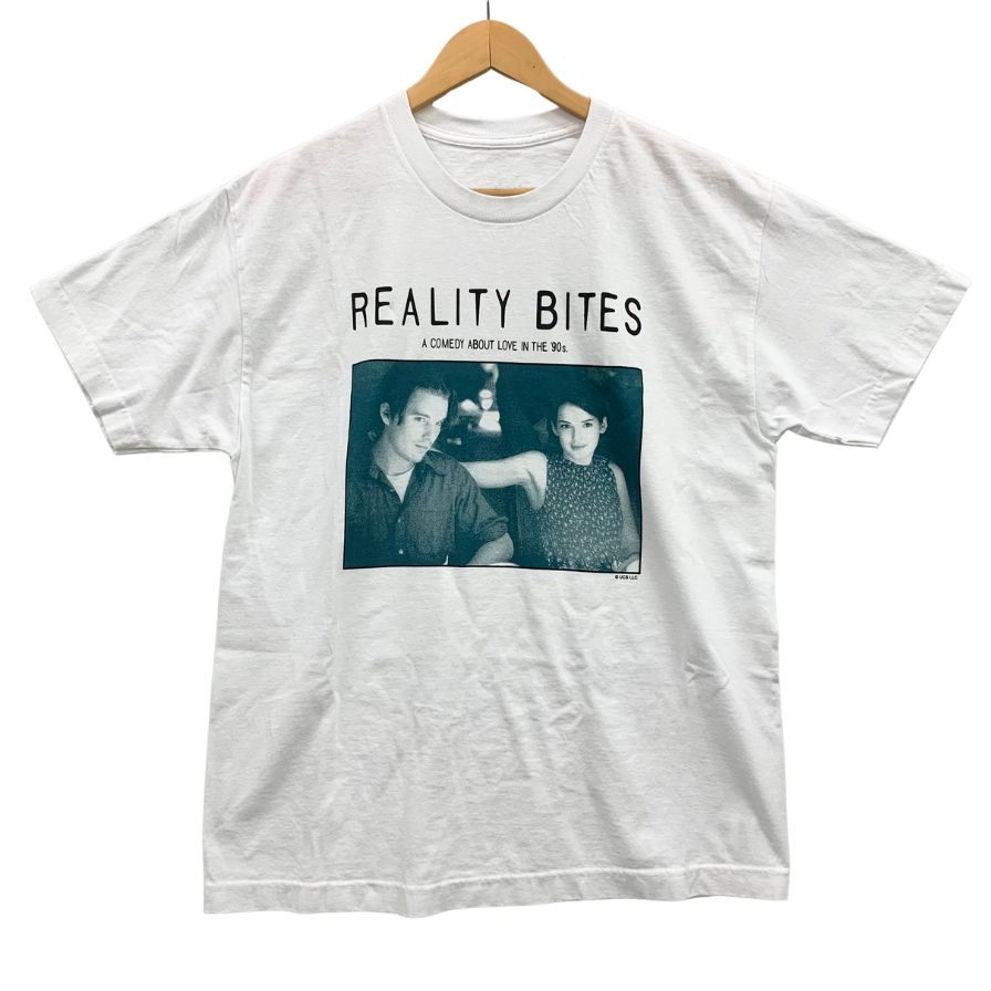 新品同様◆ウェーバー リアリティバイツ Tシャツ シーン2 DOVER Street MARKET GINZA限定生産 ホワイト メンズ サイズL WEBER REALITY BITES 【AFB8】