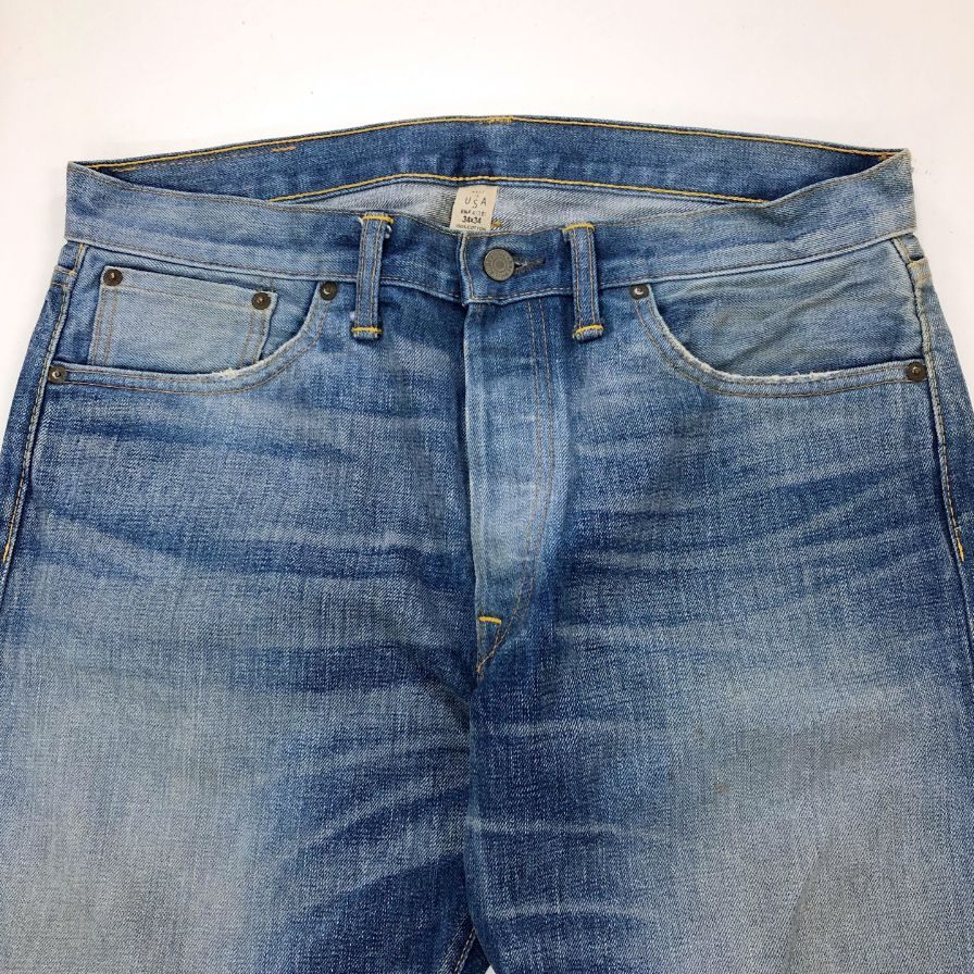 ダブルアールエル ラルフローレン デニムパンツ USA製 メンズ W34 L34 RRL RALPH LAUREN 【AFB16】