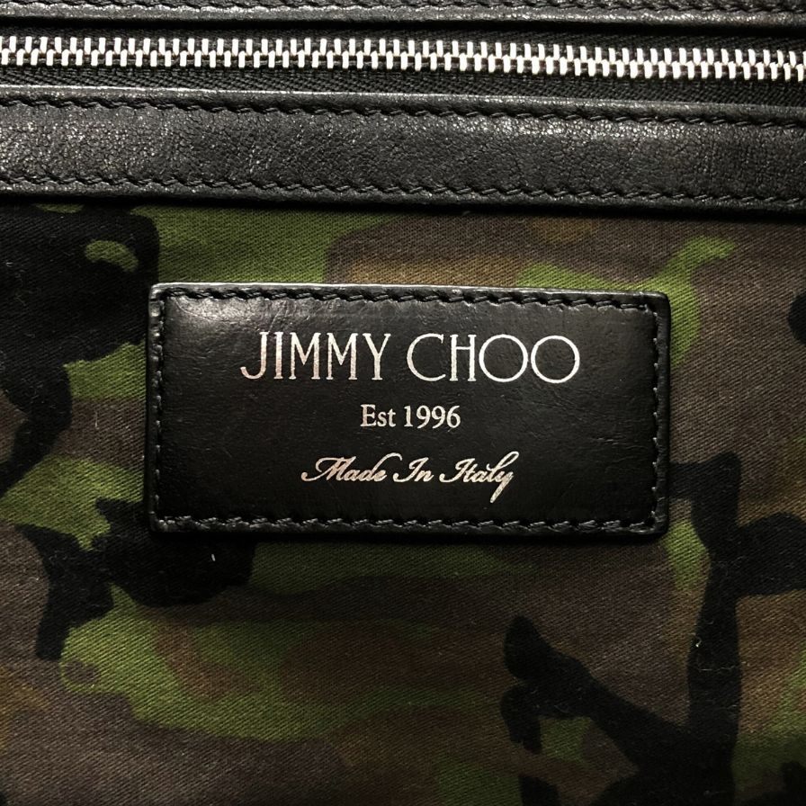 ジミーチュウ トートバッグ ピムリコ レザー スター スタッズ ブラック JMMY CHOO【AFE8】