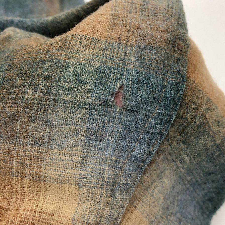 中古◆カントリー トラディション バイ ペンドルトン オンブレチェックシャツ ウール メンズ サイズM Country Traditionals BY PENDLETON 【AFB4】