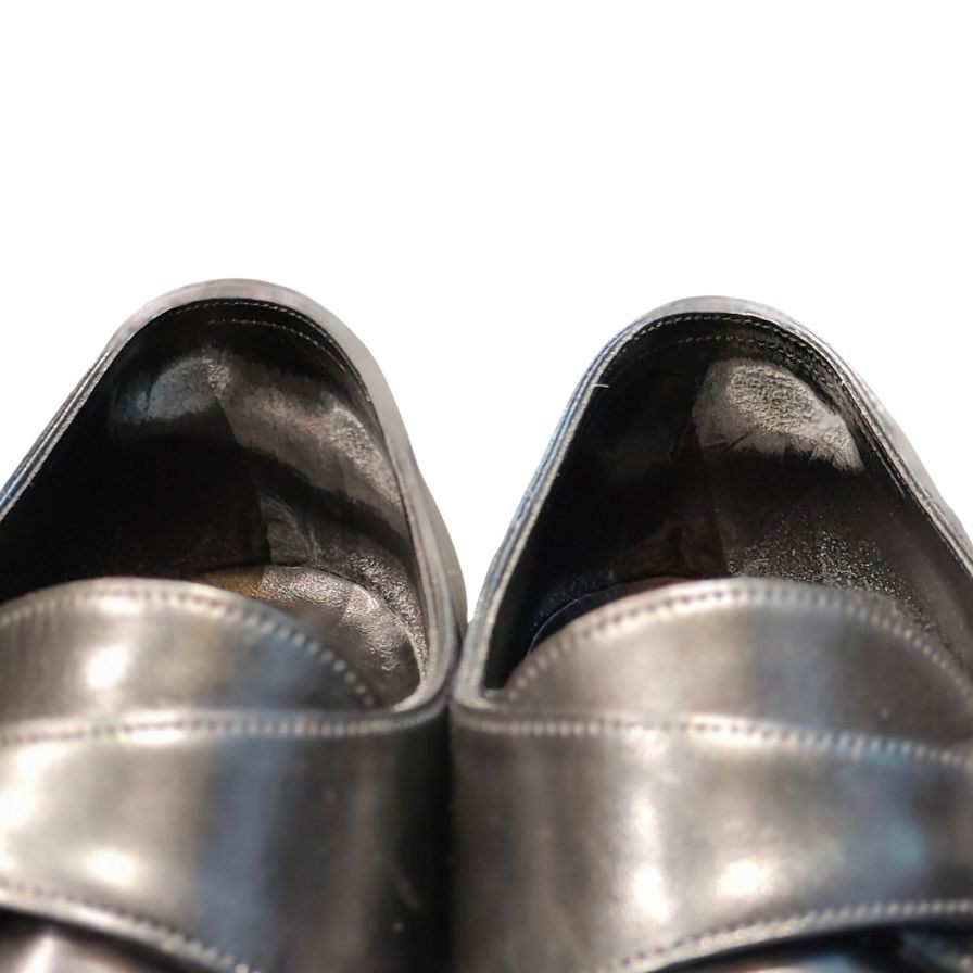 ジョンロブ レザーシューズ マッタ2 シングルモンクストラップ メンズ サイズUK9.5EE 7000ラスト ブラック JOHN LOBB MATTA2 ビジネスシューズ 約28.0cm【LA】【中古】