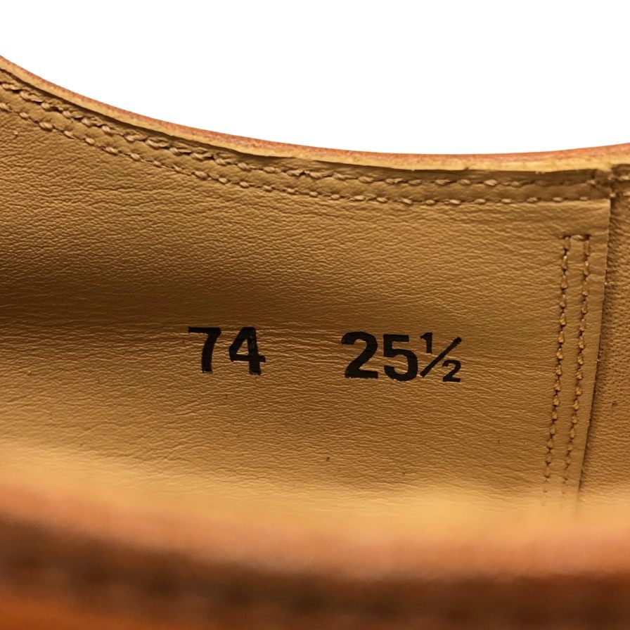 スコッチグレイン レザーシューズ ブリックカジュアル 74 サイズ25.5 ブラウン メンズ SCOTCH GRAIN ビジネスシューズ 約25.5cm【LA】【中古】
