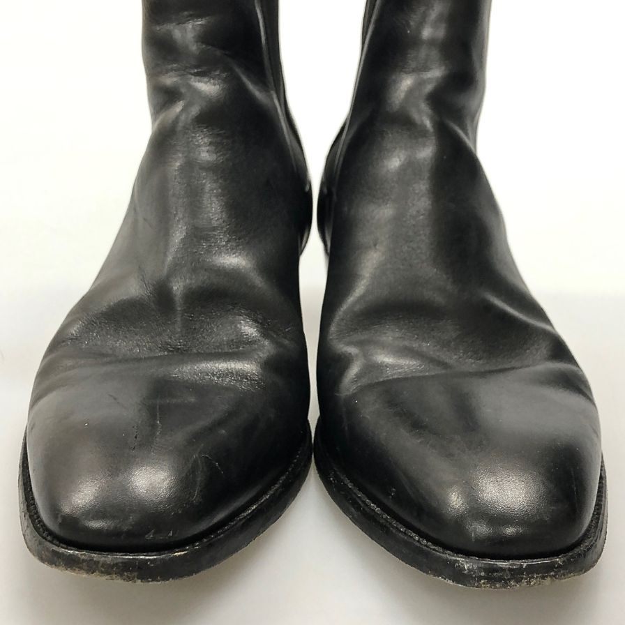 サンローラン パリ サイドゴアブーツ ブラック サイズ40 ブラック メンズ サイズ39 SAINT LAURENT PARIS 約24.0cm【AFC7】
