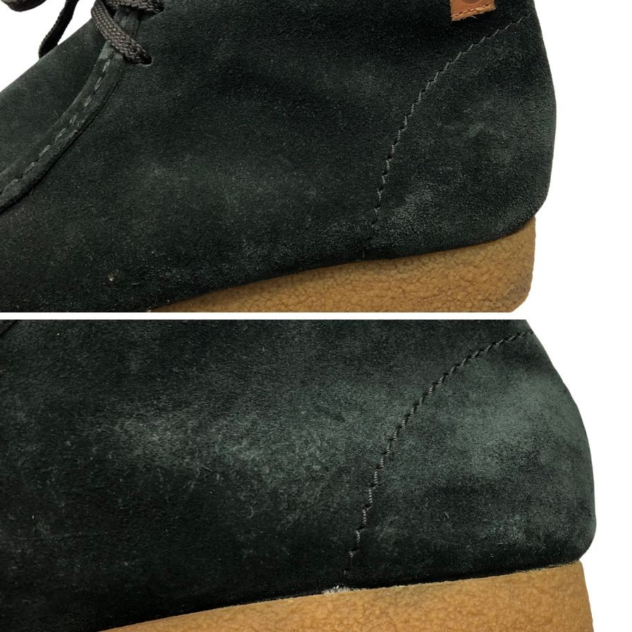 クラークス ワラビーブーツ シェイカー スエード ブラック メンズ サイズ29.0cm Clarks 約29.0cm【AFD7】