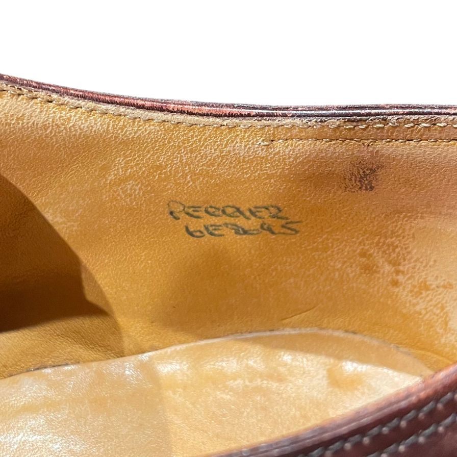 ジョンロブ レザーシューズ プレーントゥ ペリエ ブラウン サイズ6E メンズ JOHN LOBB PERRIER ビジネスシューズ 約25.5cm【LA】【中古】