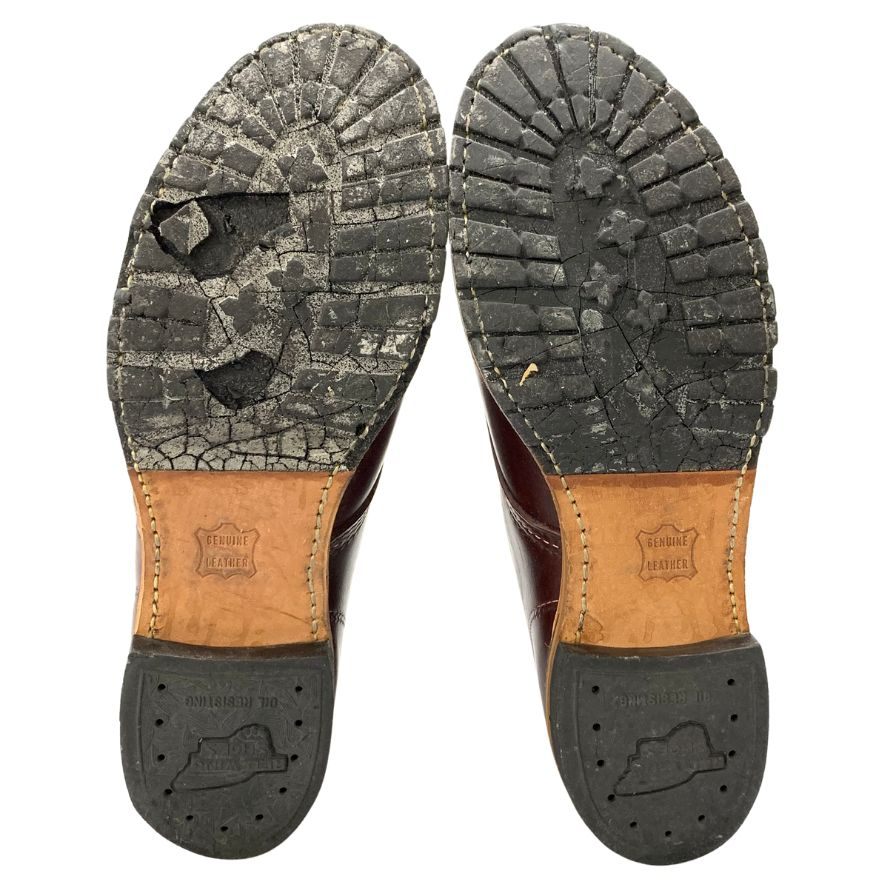 レッドウィング ブーツ 9011 ベックマン プレーントゥ メンズ サイズ9.5D ブラックチェリー REDWING 約27.5cm【AFD5】